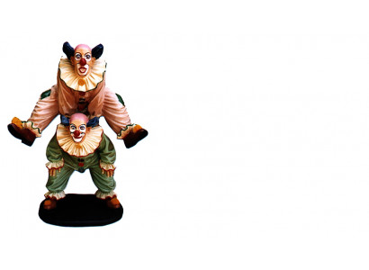 Design Clown-Akrobat Figur Statue Skulptur Figuren Skulpturen Dekoration 5021