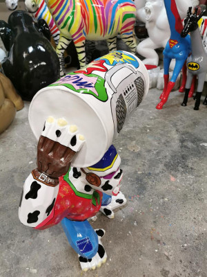 Statuen Dekoration Deko Gorilla Garten Neu Designer Figur Statue Moderne Figuren