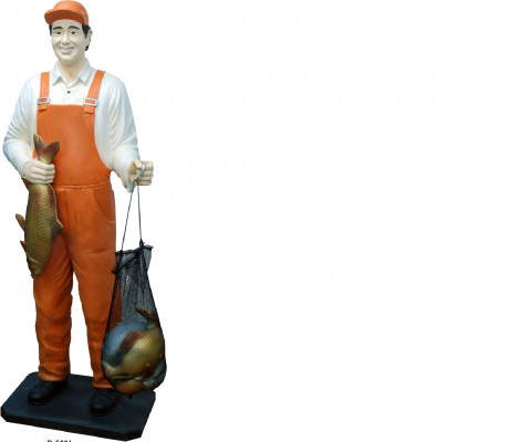 Design Fischer Figur Statue Skulptur Figuren Skulpturen Dekoration Deko 5661 Neu