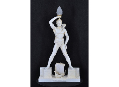 Stehleuchte Lampe Leuchte Antik Statue Figur Skulpturen Skulptur Statuen KOLOSS