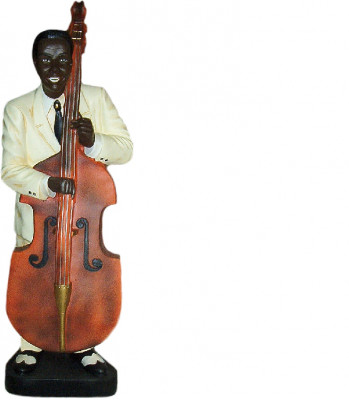 Design Kontrabaß Figur Statue Skulptur Figuren Skulpturen Dekoration 4021 Neu