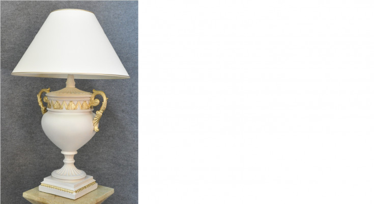 Design Pokal Vasen Tischleuchte Leuchte Tisch Lampen Leuchten Lampen 60cm XXL