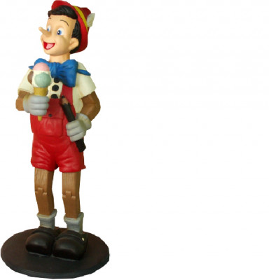 Design pinocchio Figur Statue Skulptur Figuren Skulpturen Dekoration Deko 5644
