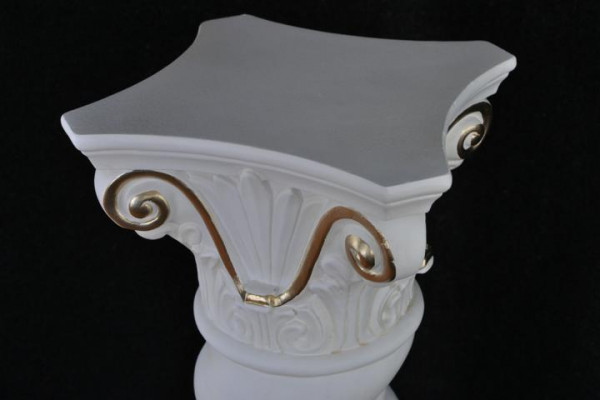 Säule Medusa Mäander Style Dekosäule Säulen Statue Ständer Barock 100cm Neu 1017