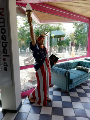 Freiheits Statue XXL 240cm Freiheitsstatue Figur USA Liberty Skulpturen Neu 6807