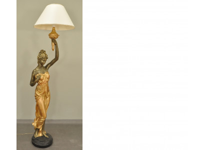 Design Leuchten Leuchte Mädchen Lampe Lampenschirm Dekolampe Beleuchtung 6900