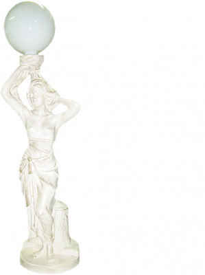 Antik Stil Stehleuchte Standleuchte Leuchte Lampe Figur Skulptur Design Leuchten