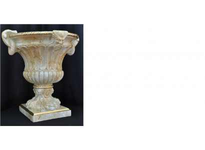 XXL Vase Tisch Dekoration Deko Vasen Antik Stil Skulptur Figur Kelch Rom 69cm