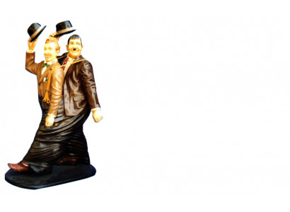 Design Figur Zwillinge Statue Skulptur Figuren Skulpturen Dekoration Deko 5370