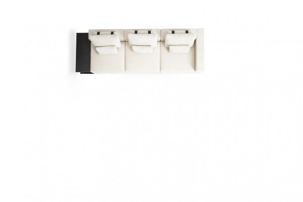 Weißes Wohnzimmer Sofa Luxus Viersitzer Polstermöbel Moderne Stilmöbel