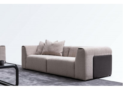 Modernes Sofa Luxus Textil Wohnzimmer Polstersofa Couch 3 Sitzer Design