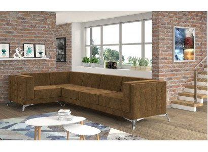 Ecksofa Polster Garnitur Wohnlandschaft L Form Sofa Designer Couch Sofas