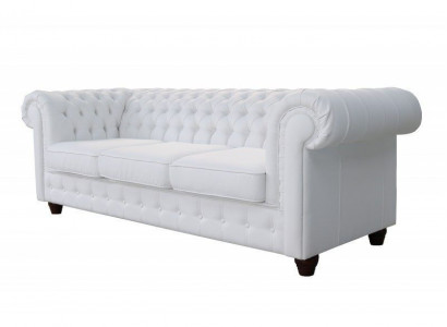 Chesterfield Sofagarnitur Sofa 3+1+1 Couch Polster Set Sofas Couchen S1