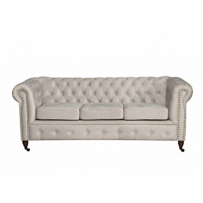 Chesterfield 3+2+1 Sitzer Sofagarnitur + Hocker Couch Sofa Leder Textil Couchen