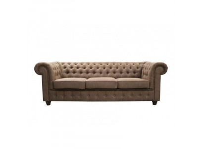 Chesterfield Sofagarnitur Sofa 3+1+1 Couch Polster Set Sofas Couchen Komplett