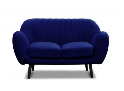 Couch Polster 3+2+1 Sitzer Polster Möbel Sofagarnitur Couchen Blau Sofas