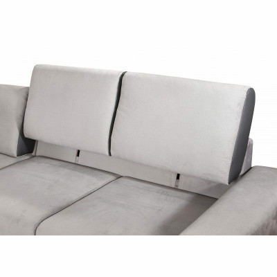 Design Ecksofa Sofa Couch Polster Sitz Eck Sofas Couchen Bettfunktion Schlafsofa