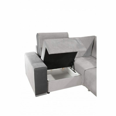 Design Ecksofa Sofa Couch Polster Sitz Eck Sofas Couchen Bettfunktion Schlafsofa