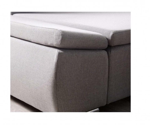 Stoff U-Form Couch Wohnlandschaft Ecksofa Garnitur Design Modern Sofa