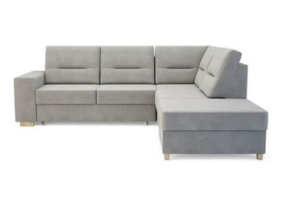Design Ecksofa L-form Bettfunktion Couch Leder Textil Sofas Eckcouch