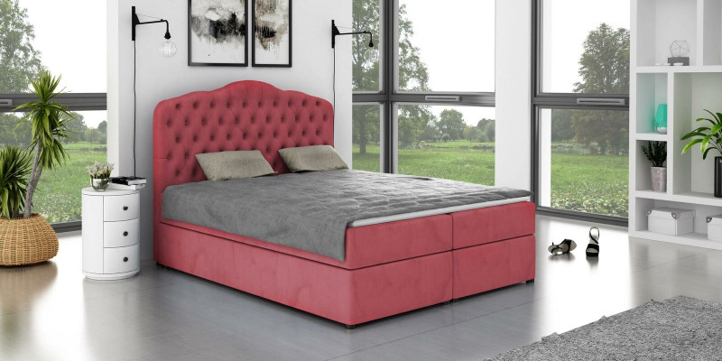 Designer Bett Chesterfield Hotel Betten Doppel Schlaf Zimmer Luxus