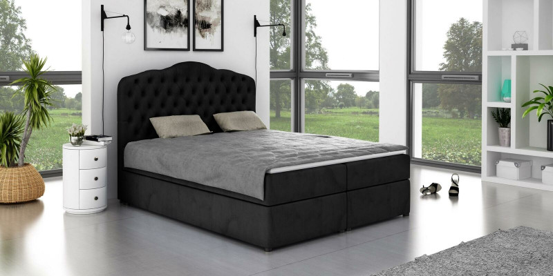 Designer Bett Chesterfield Hotel Betten Doppel Schlaf Zimmer Luxus