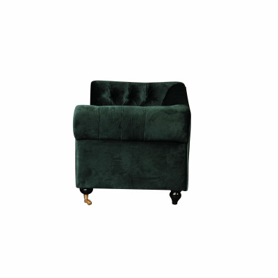 Chesterfield 2 Sitzers Klassische Luxus Deko Rokoko Barock Sofa Textil