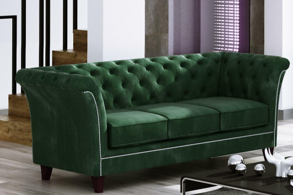 Sofa Couch Polster 3 Sitzer Textil Sofas Couchen Garnituren Sitz Design Club 3er