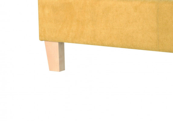 Doppelbett Bett Betten Polster Schlafzimmer Bettkasten Ehe Gelbe Textil Stoff