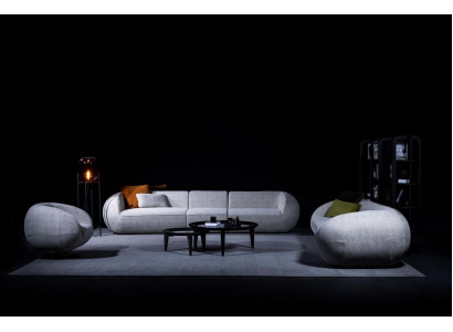 Luxuriöse Lounge Garnitur Sofa Set Fünfsitzer Dreisitzer Sessel Set Modern