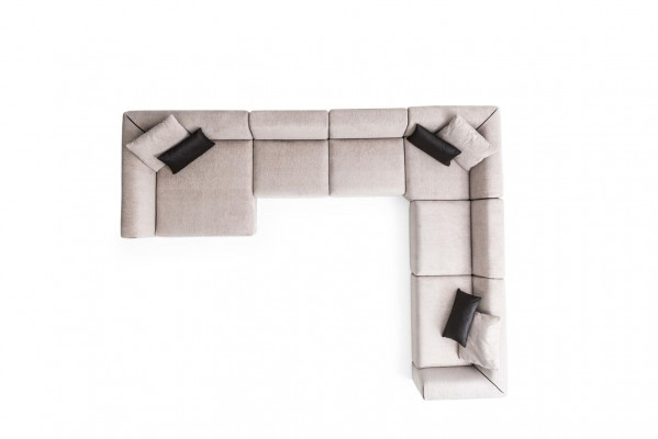 Luxus Ecksofa U-Form Wohnzimmerset Modern Wohnzimmer Polstersofa Neu