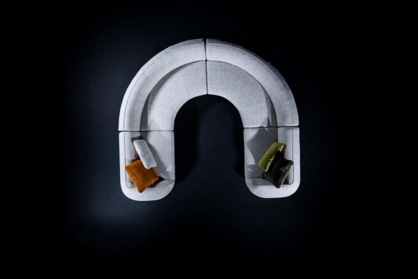 Luxus Ecksofa U Form Sofa Wohnzimmer Polstersofa Modern Design Möbel