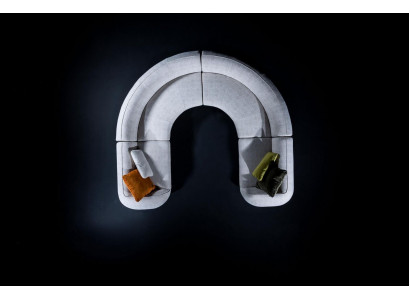 Luxus Ecksofa U Form Sofa Wohnzimmer Polstersofa Modern Design Möbel