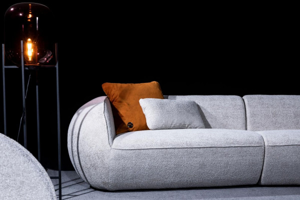 Wohnzimmermöbel Set Fünfsitzer Sessel Polstermöbel Sofa Möbel Design 2tlg