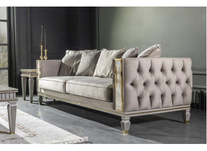 Chesterfield Sofa xxl Couch Polster big Sofas Design Möbel Einrichtung