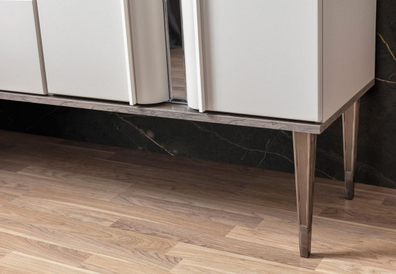 Design Schminktisch mit Spiegel Luxus Schlafzimmer Möbel 2tlg. Stil