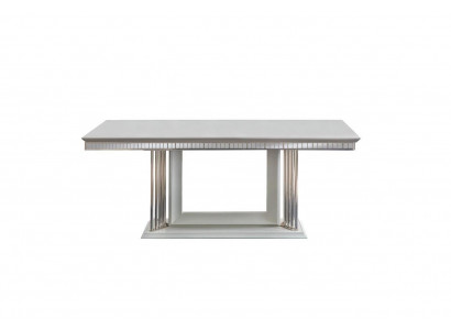Exclusive Designer Esstisch Modern Möbel in Esszimmer Weiße Tisch 200x100