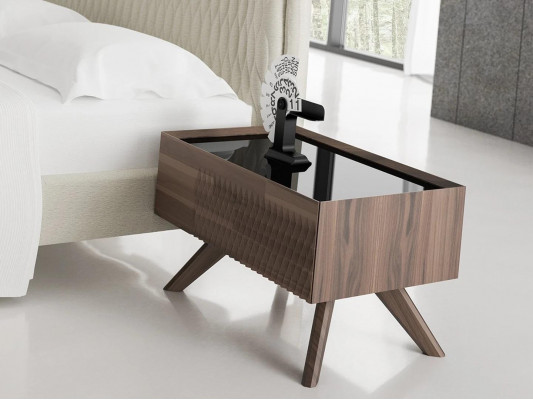 Schlafzimmer Set 5tlg Luxus Doppel Bett 2x Nachttische Luxus Kommode mit Spiegel