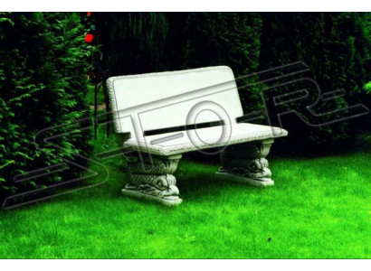 Bank Garten Design Antik Stil Stein Terrasen Möbel Bänke Außen