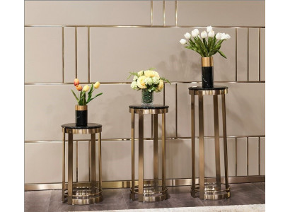 Ständer Blumenständer Blumen Stand Ablage Edelstahl Blumentopfständer