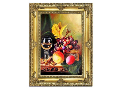 Gemälde "Obst " Handarbeit Ölbild Bild Ölbilder Rahmen Bilder G04416