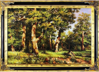 Gemälde Wald Handarbeit Ölbild Bild Ölbilder Rahmen Bilder Deko Landschaft