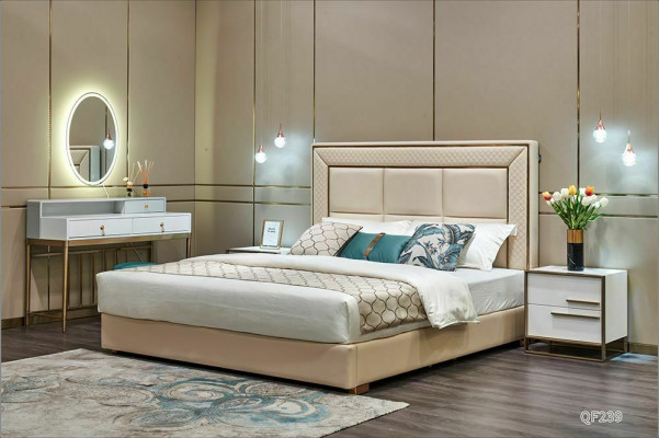 Bett Polster Design Luxus Doppel Deko Hotel Betten Ehe 180x200cm Schlaf