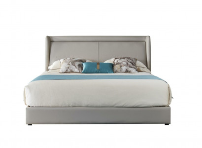 Bett Polster Design Luxus Doppel Hotel Betten Schlaf Zimmer Leder Neu 180x200cm