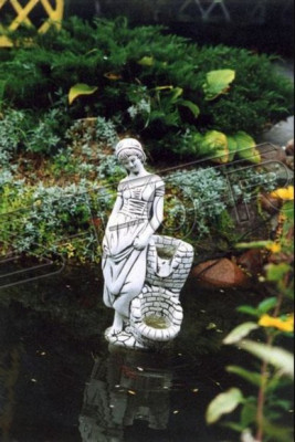 Blumenkübel Natur Pflanz Kübel Dekoration Garten Vasen Blumentöpfe Figur