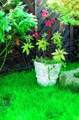 Blumenkübel Pflanz Kübel Dekoration Natur Figur Blumentöpfe Vasen Garten