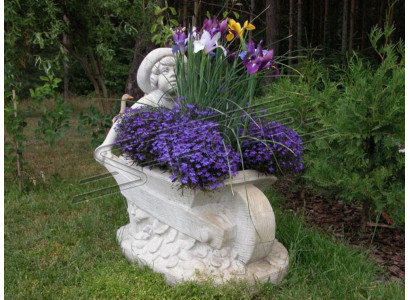 Blumenkübel Pflanz Kübel Dekoration Natur Figur Vasen Blumentöpfe Garten