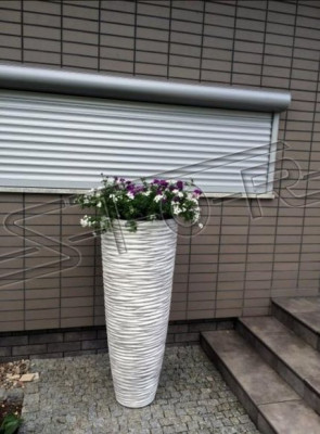 Blumenkübel Pflanz Kübel Dekoration Vasen Figur Garten Blumentöpfe Natur