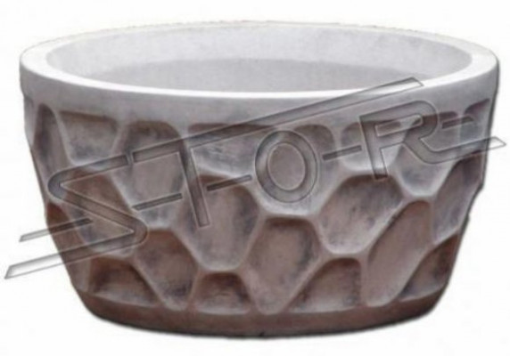 Blumenkübel Pflanz Natur Kübel Dekoration Vasen Garten Figur Blumentöpfe