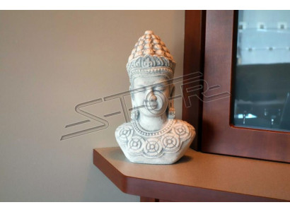Buddha Skulptur Büste Große Skulptur für Garten und Wohnbereich